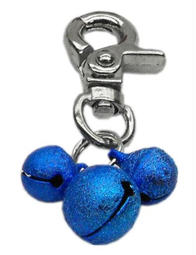 Mirage Pet Products Lobster Claw Bell Charm for Pets, Blue