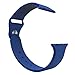 42mm Apple Watch Band, iXCC Soft Silicone Sport Watch Band Bracelet Strap Replacement [Pin and Tuck Clasp Closure] - Royal Blue