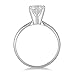 Certified 1/4 Carat - 1 Carat Diamond Solitaire Ring Available in 14K White Gold (J-K Color, I2-I3 Clarity)