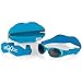 Tuga Baby/Toddler UV 400 Sunglasses w/ 2 Straps & Case, Turquoise