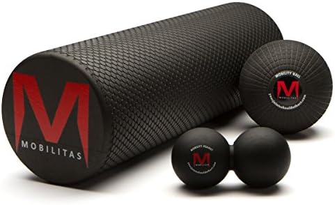 MOBILITAS Mobility Kit Bundle - Complete Mobility Tool Starter Pack, Instructional Videos and Matching Gym Bag. Our Most popular Mobility Products; Mobility Peanut, Mobility Sphere &amp; Eco Foam Roller
