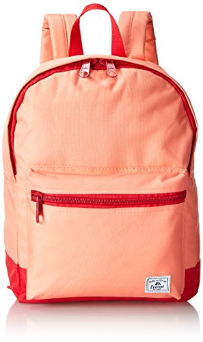 Everest Two-Tone Classic Backpack, Coral, One Size