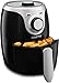 Gourmia GAF218 Air Fryer | Oil-Free Healthy Cooking | 2.2-Quart Capacity | Adjustable Time and Temperature Dials | Removable, Dishwasher-Safe Tray | Free Recipe Book Included
