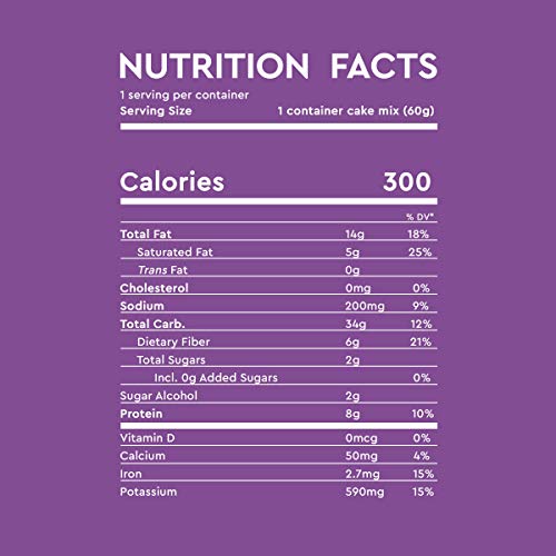 DUNCAN HINES KETO FRIENDLY DOUBLE CHOCOLATE CAKE MIX, 2.1 KETO FRIENDLY DOUBLE CHOCOLATE CAKE CUP 25.2 OUNCE (PACK OF 12)
