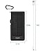 Solar Charger, 12000mAh Portable Phone Charger with Quick Charge 3.0, TopBest Solar Power Bank with 2 Fast Charging USB Port and LED Flashlight for emergency, camping and all Smartphone Tablet (Black)