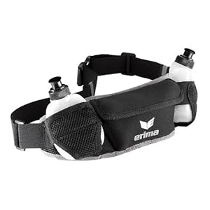 ERIMA drankgordel, zwart/zilver, één maat (one size) (00)