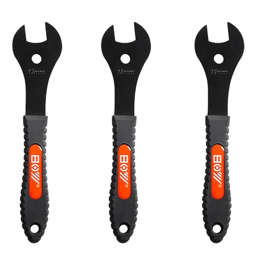 KMRDND Bicycle Cone Wrench Set Spanner Bike Wheel Hub Axle Nut Install Remover Cycling Wrench (Spnner13-14-15-16-17-18-19)