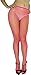 ToBeInStyle Women's Seamless Diamond Net Spandex Nylon Blend Pantyhose - Hot Pink - One Size Regular
