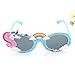 10 Pack - Unicorn Party Supplies - (5) Blue and (5) Pink Unicorn Shaped Sunglasses - Party Pack - Perfect Party Favors