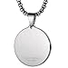 GESTALT COUTURE Unique Tungsten Medallion Necklace. Stainless Steel Tree of Life Inlay with 18kt Gold Plating. 22 inch Chain. PTMTREE22
