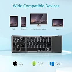 Foldable Bluetooth Keyboard with