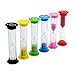 Sand Timer - Foxnovo Colorful Sandglass Hourglass Sand Clock Timer 30sec / 1min / 2mins / 3mins / 5mins / 10mins (6pcs)