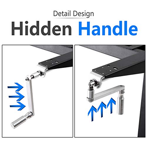 Cozy Castle Adjustable Height Standing Desk Frame Sit to Stand Up Desk