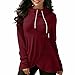 Tsmile Womens Coat Clearance Autumn Hooded Asymmetric Hem Wrap Hoodie Outwear
