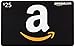 Amazon.com $25 Gift Card in a Polka Dot Reveal (Classic Black Card Design)