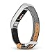Jobese Compatible with Fitbit Alta Hr Bands for Women Men/Fitbit Alta/Fitbit Ace Band, Soft Classic Canvas Fabric Straps with Genuine Leather Compatible with Fitbit Alta Bands