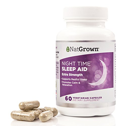 Natural Sleep Aid for Adults - With Melatonin 5mg, Valerian Root Extract, Passion Flower & More. For Deep, Restful Sleep