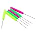 Grosun 6Pcs Sugar Stir Needle Scriber Needle, DIY Baking Pin Whisk Stainless Steel Needle Biscuit Icing Pin