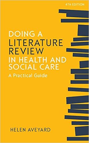 doing a literature review in health and social care 2nd edition