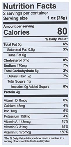BRADS PLANT BASED KALE CHEEZE IT UP CHIP, 2 OZ