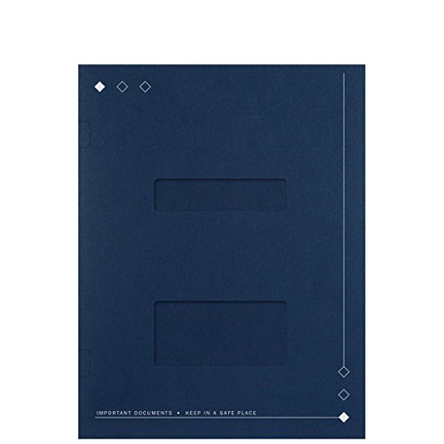 Income Tax Return Folder â€“ Side Staple- With Windows