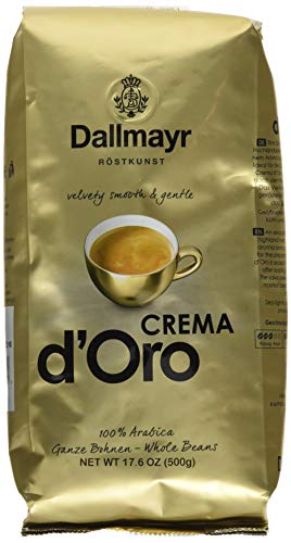 Dallmayr Kaffee Crema d'Oro 500g Kaffeebohnen (1 x 500 g)