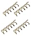 718-Beauty Backspin Spiral Hair Pin, Color Match for Light Hair, 4 Pins