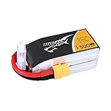 Tattu 4S 1300mAh LiPo Battery 75C 14.8V Pack with XT60 Plug for RC Boat Heli Airplane UAV Drone FPV Skylark Emax Nighthawk 250