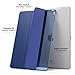 MoKo Case Fit iPad Pro 10.5 - Slim Lightweight Smart Shell Stand Cover with Translucent Frosted Back Protector Fit Apple iPad Pro 10.5 Inch 2017 Released Tablet, Navy Blue (Auto Wake/Sleep)