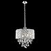 Jojospring Chrome Finish 4-Light Round Chandelier