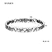 Titanium Steel Magnetic Therapy Link Bracelet Love Heart Health Care