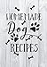 Homemade Dog Recipes: Blank Recipe Book To Write In Cookbook Organizer by Shawna Brown