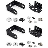 elechawk 2 Sets Pan Tilt Servo Mount Bracket for MG996R S3003 Steering Gear Robot Car Boat