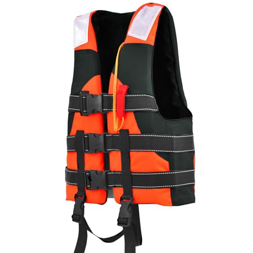 Life Jacket for Children, Ideal Swimming Aid for Boys and Girls, Swimming Jacket with Adjustable Safety Straps, Life Jacket for Water Sports