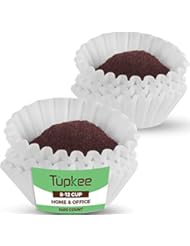 Tupkee Coffee Filters 8-12 Cups - 1400 Count, Basket Style, White Paper, Chlorine Free Coffee Filter, Made in the USA