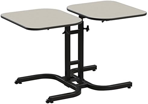 Living Made EZ LMZ-T1-2.1.1-6405 Wheelchair Accessible Butterfly Table, 2 Person, Single Pedestal, Formica Elm Color