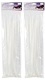 Darice Locking Cable Ties, 12-Inch, Clear (2 pack)