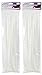 Darice Locking Cable Ties, 12-Inch, Clear (2 pack)