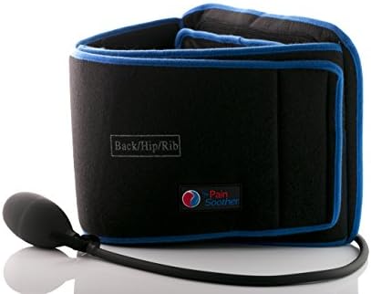 Lower Back &amp; Hip Cold Compression Wrap Belt With Ball Pump - 2 Hour Cooling Retention - Best Ice Wrap to Relieve Pain , Bruised Ribs , Herniated Disc Sciatica &amp; More.