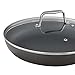 Amazon Brand – Stone & Beam Saute Pan With Glass Lid, 12 Inch, Hard-Anodized Non-Stick Aluminum