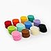 Maromalife 48PCS 22mm Replacement Refill Pads for 30mm Essential Oil Diffuser Necklace, Felt Pads for Aromatherapy Necklace Pendant Diffuser Bracelet Car Diffuser Vent Clip with 12 Colors, 0.87 Inch