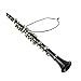 Treasure Gurus Miniature Clarinet Musical Instrument Realistic Ornament