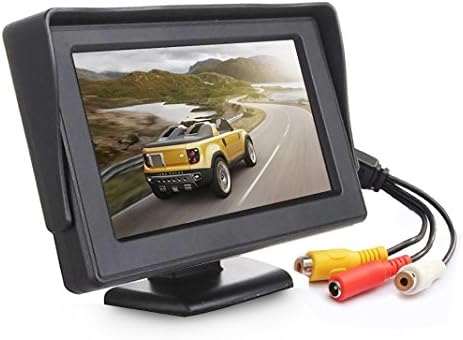 TOPTIERPRO 4.3 Inch LCD TFT Rear view Monitor screen for Car Backup Camera - Limited Time Sale