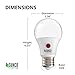 Sunco 6 Pack Dusk to Dawn LED Outdoor Light Bulb A19, Photocell Automatic for Exterior Lighting, 800 LM, 9W (60W Eqv.), 2700K Soft White, Auto On/Off Sensor, IP65 Rated UL.
