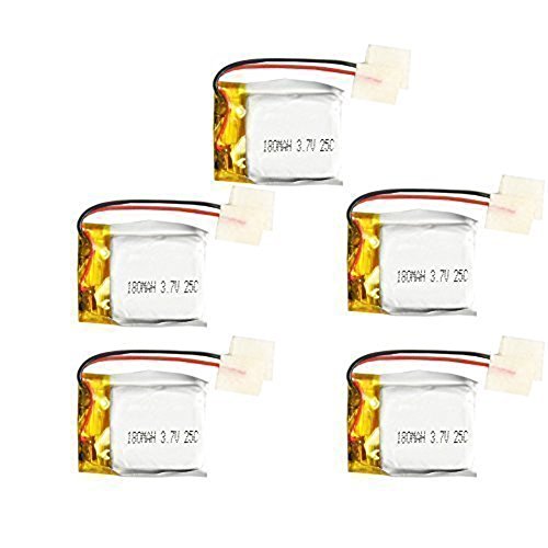 5pcs/lot 3.7v 180mah 25c Lipo Battery for Syma S105 S107G S108 RC helicopter