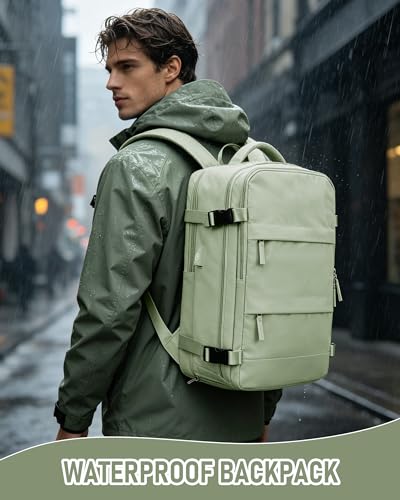 SZLX Vacuum Backpack with Pump Carry-on Luggage 40x30x20 Ryanair Vueling Wizzair Easyjet Backpack Travel Cabin Airplane 40x20x25 Ryanair Women Waterproof Carrying Backpack for Laptop Computer