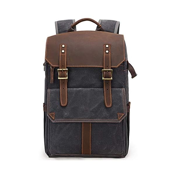 WHSS Fototasche/Outdoor-Rucksack mit großer Kapazität, Kameratasche, Schwarz