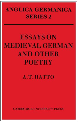 Essays on Medieval German and Other Poetry (Anglica Germanica Series 2)