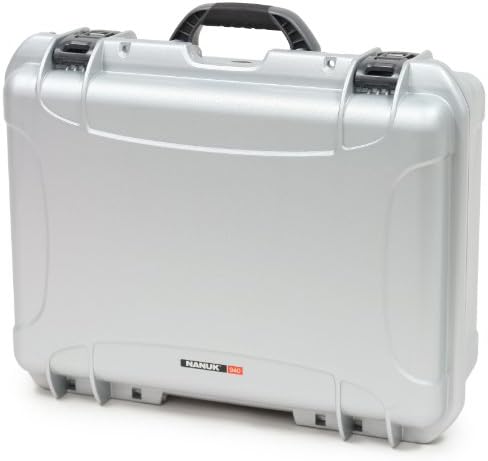 Nanuk 940 Waterproof Hard Case with Padded Dividers - Silver