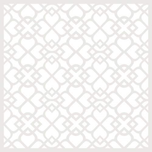 TODO-STENCIL Deco Background 131 Trellis Exterior Measurements: 20 x 20 Internal Measurements: Design 18 x 18 cm